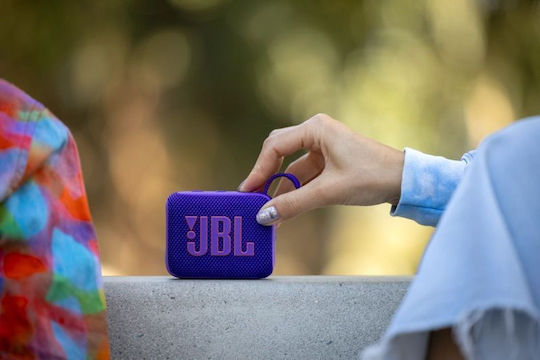 JBL Go 4 Waterproof Bluetooth Speaker 4.2W with Battery Life up to 7 hours Purple