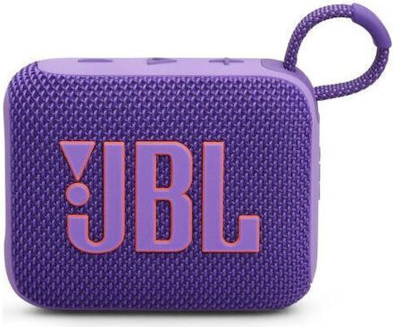 JBL Go 4 Waterproof Bluetooth Speaker 4.2W with Battery Life up to 7 hours Purple