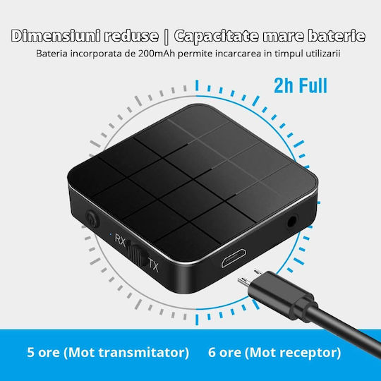 Edman FM Transmitter Αυτοκινήτου με Bluetooth / USB / AUX