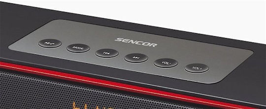 Sencor SSS 81 Ηχείο Bluetooth 10W με Ραδιόφωνο και Διάρκεια Μπαταρίας έως 12 ώρες Μαύρο