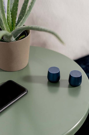 Lexon Mino+ Boxă Bluetooth 3W cu Durată de Baterie până la 3 ore Albastru închis