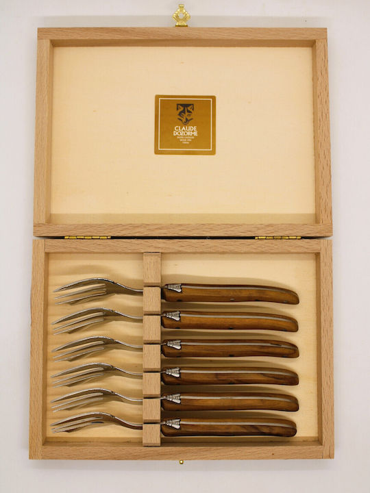 Claude Dozorme Set de Furculițe Fructe/Desert Inoxidabile Argintiu 6buc