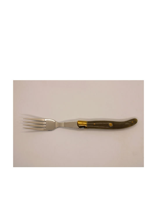 Claude Dozorme Laguiole Set de Furculițe Alimente Inoxidabile Coffee 6buc
