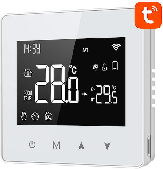 Avatto WT198 Ψηφιακός Θερμοστάτης Χώρου Smart με Οθόνη Αφής και Wi-Fi