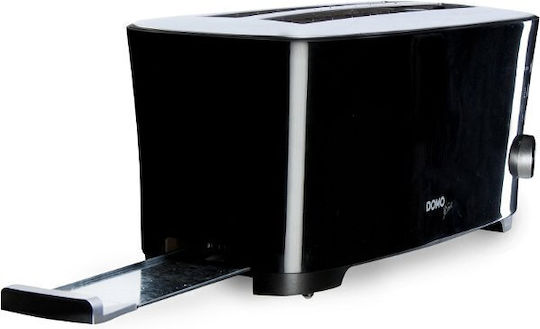 Domo Φρυγανιέρα 2 Θέσεων 1350W Μαύρη