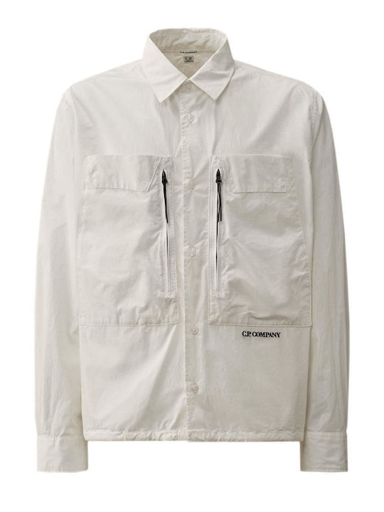 Μακρυμάνικo Overshirt Εκρού