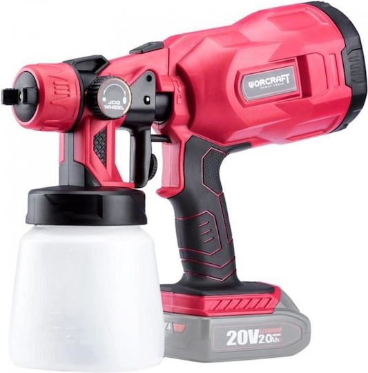 Worcraft Electric Paint Spray Gun with 0.8lt Container