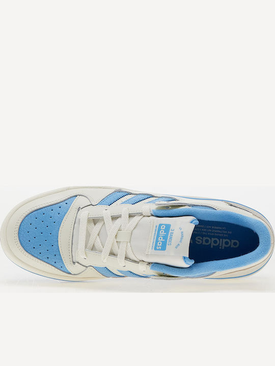 Forum Low Cl Herren Sneakers Ivory / Semi Blue Burst