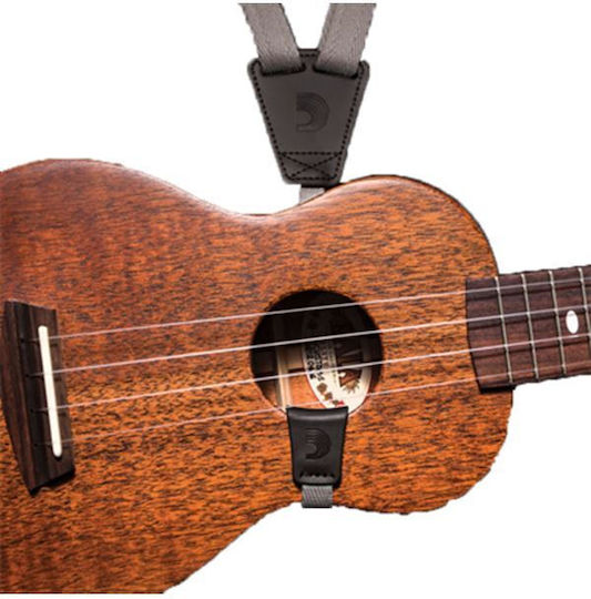 Planet Waves 19UKE02 Каишка за Укулеле Сив