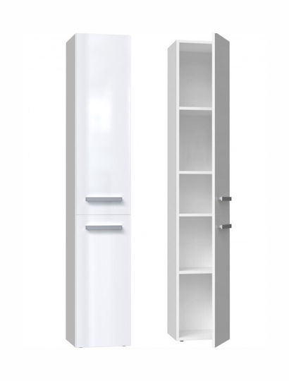 Nel II Στήλη Μπάνιου Δαπέδου Μ31xΒ30xΥ174cm Λευκή