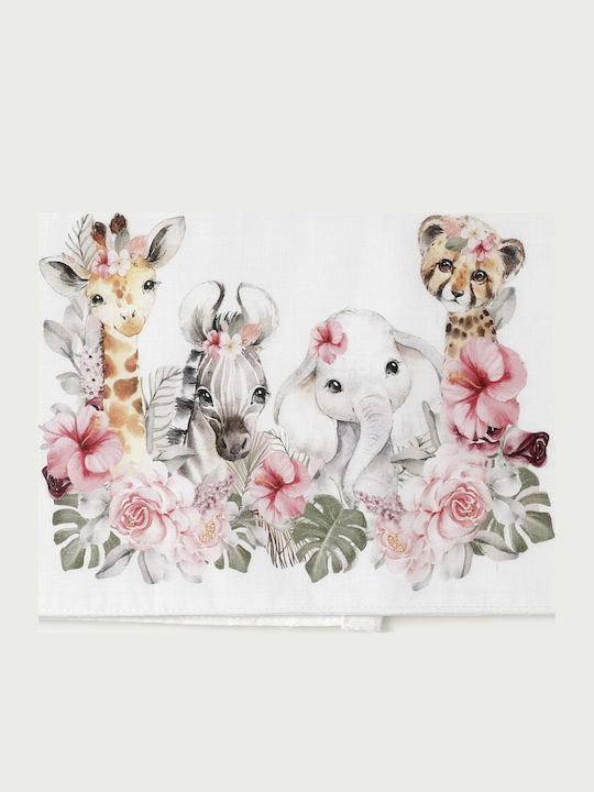 Set de Botez pentru Fetiță Tematică Curcubeu Animale Sds-2401 Bellissimo Bls-24-sds-2401