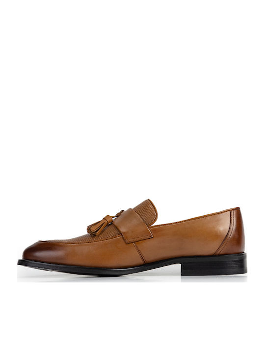 Men's Leather Moccasins Tabac Brown