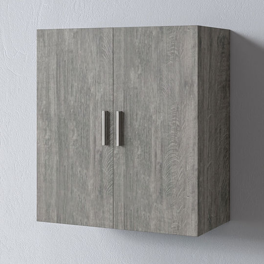 Martin Alon Bathroom Cabinet Laundry L60xW31xH70cm Matte Lacquer Ash