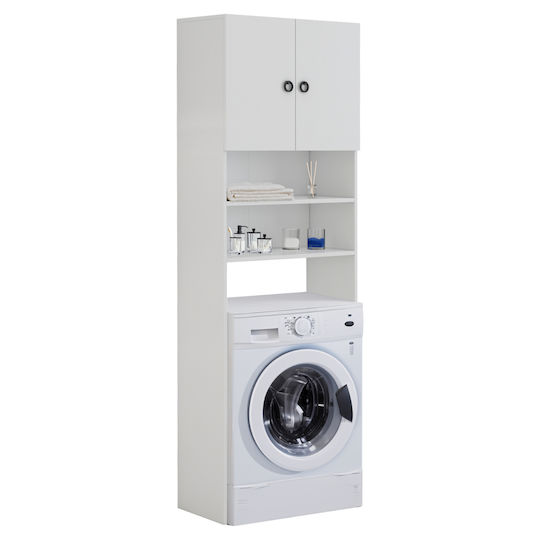 Dulap De Baie Mobilier Pentru Baie 64x29x181cm Albastru