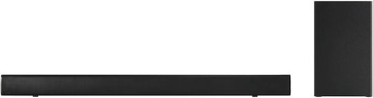 Panasonic SC-HTB150 Soundbar 2.1 Bluetooth και HDMI 100W με Ασύρματο Subwoofer και Τηλεχειριστήριο Μαύρο