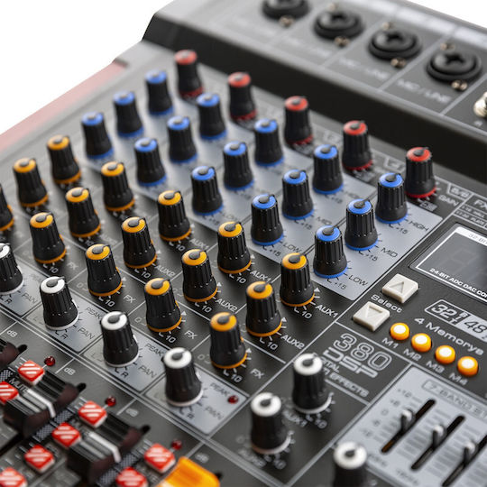 Power Dynamics PDM-T604 SOCON463 Αναλογική Κονσόλα 6.0 Καναλιών με Phantom Power & 4 Εισόδους XLR & Bluetooth