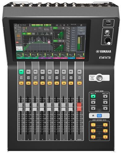 Yamaha DM3-D with Dante 12 XLR Inputs