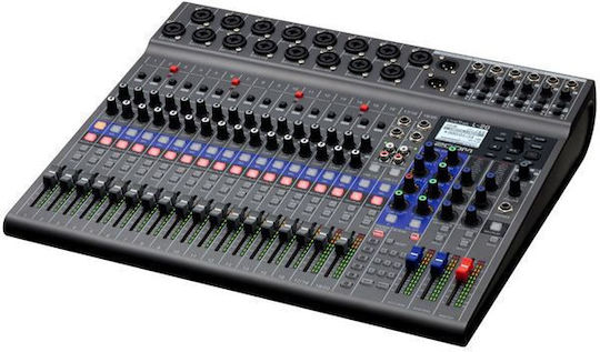 Zoom LiveTrak L‑20 Digitale Konsole 20 Kanäle mit Phantom Power & 16 XLR-Eingänge Gehäusebündel