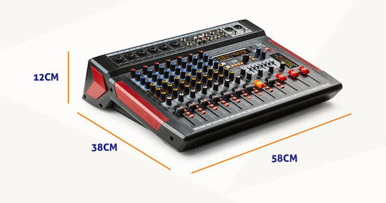 Power Dynamics PDM-T1204 SOCON461 10 XLR Inputs & Bluetooth