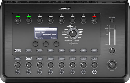 Bose T8S ToneMatch Mixer 785491-0110 Ψηφιακή Κονσόλα 8 Καναλιών / 8 Εισόδους XLR