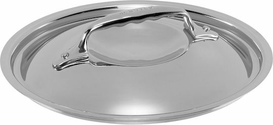 De Buyer Deckel für Pfanne und Topf aus rostfreiem Stahl 18cm 3709.18N