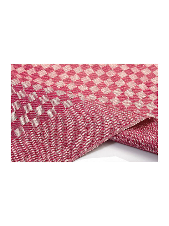 Dimcol Kariert Leinen Red 68x68cm