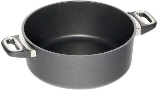 AMT Gastroguss Tiefer Topf aus Gussaluminium 3Es / 24cm