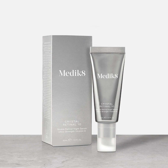 Medik8 Crystal Retinal 10 Moisturizing & Anti-aging Serum Face with Retinal & Vitamin E for Detoxification & Radiance 30ml