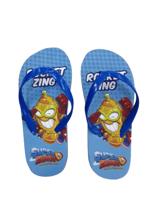 Kids' Flip Flops Blue Rocket Zing