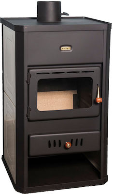 Prity S3 W17 Metallic Radiator Wood Burning Stove 19kW Beige