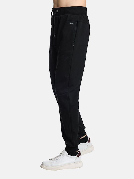 Paco & Co Men's Sweatpants with Rubber Black