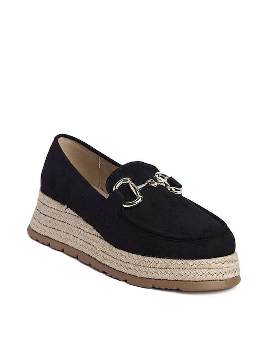 Keep Fred Women's Moccasins in Black Color