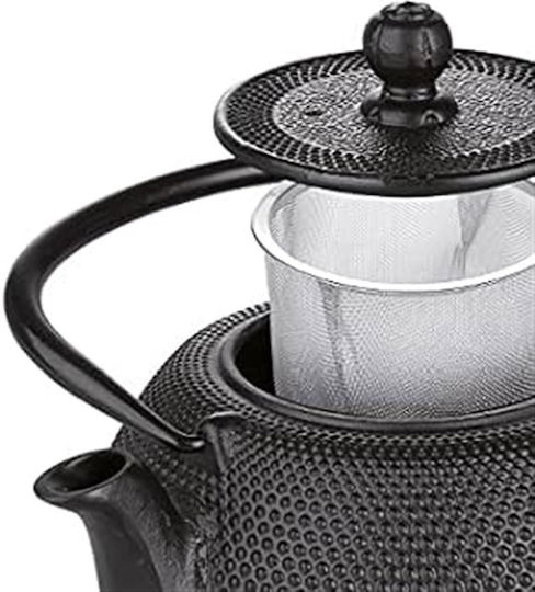Elixir Elixir Teekanne mit Filter Gusseisen Schwarz 400ml