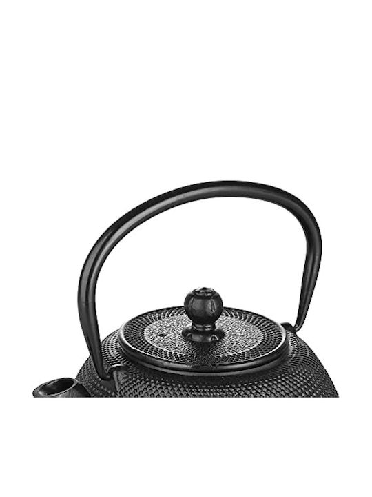 Ibili Oriental Teapot with Filter Cast Iron Black 300ml