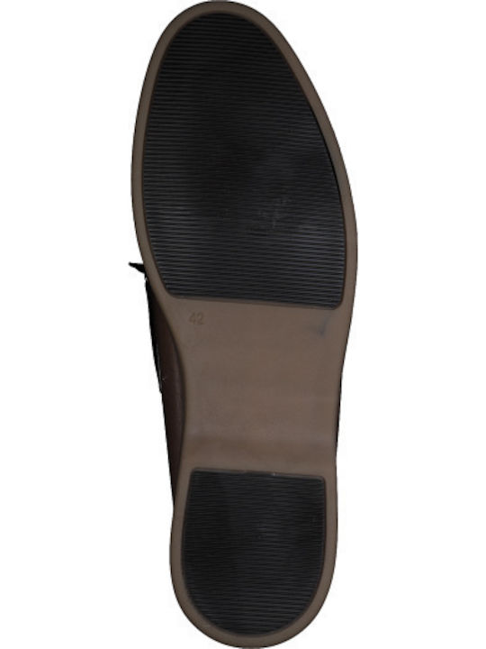 Leder Herren Mokassins in Braun Farbe