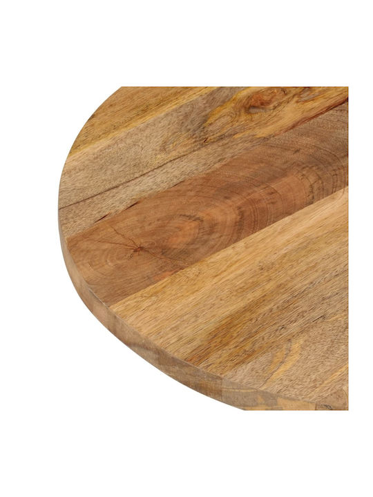 vidaXL Oval Table Surface made of Solid Wood Brown 90x40x3.8cm 370133 1pcs