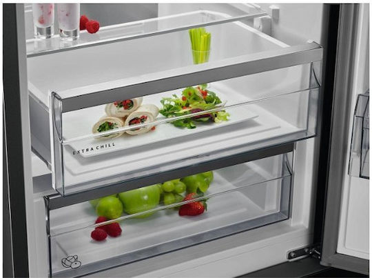 AEG Ψυγειοκαταψύκτης 331lt NoFrost Υ186xΠ59.5xΒ65εκ. Inox RCB632E8MX