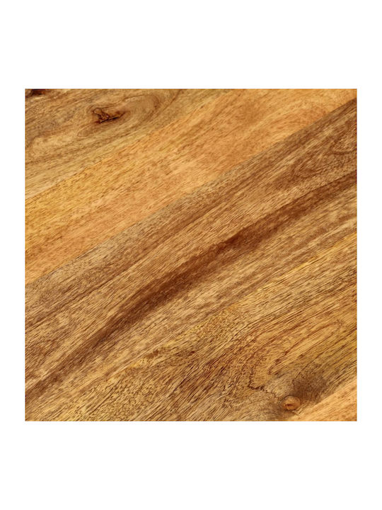 vidaXL Oval Tischoberfläche aus Massivholz Brown 110x50x2.5cm 370147 1Stück