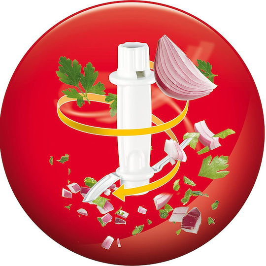 Moulinex Multimoulinette Compact Mini Tocător Multi 270W cu Recipient 250ml Alb