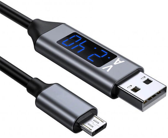 Edman Regulär USB 2.0 auf Micro-USB-Kabel Schwarz 1m 1Stück