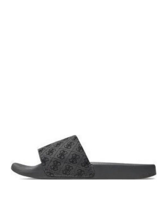 Men's Black Slides