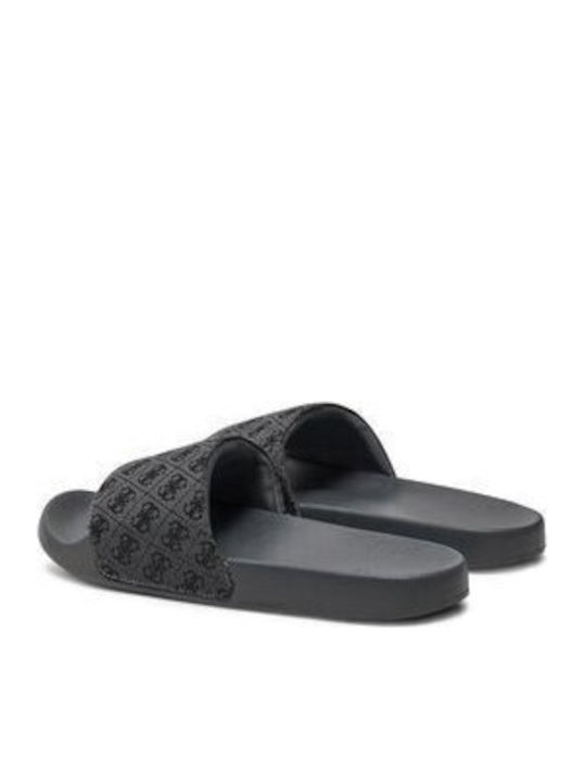 Men's Black Slides