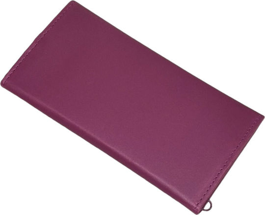 Mario Rossi Tobacco Pouch With Magnetic Clasp 16x8cm Fuxia