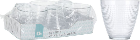 Excellent Houseware Set of Glasses Water made of Glass 220ml 6pcs