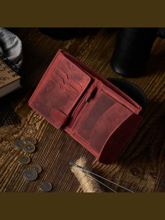 Small Women's Wallet Classic with RFID Red