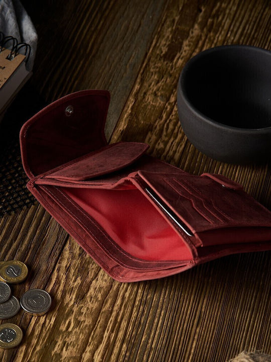 Small Women's Wallet Classic with RFID Red