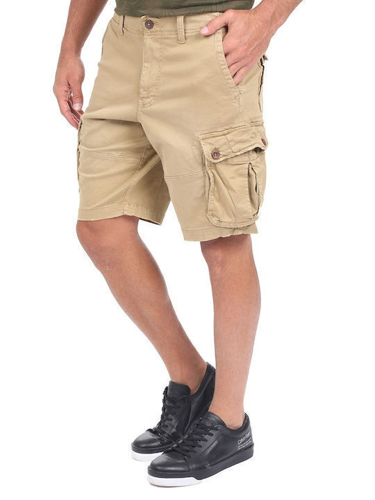 Ανδρική Βερμούδα Cargo Beige