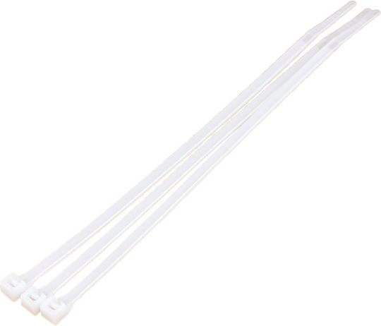 Hydrostab Пластмасови Кабелни Аксесоари 610mmx8.8mm в Бял Цвят 3бр HS0120071