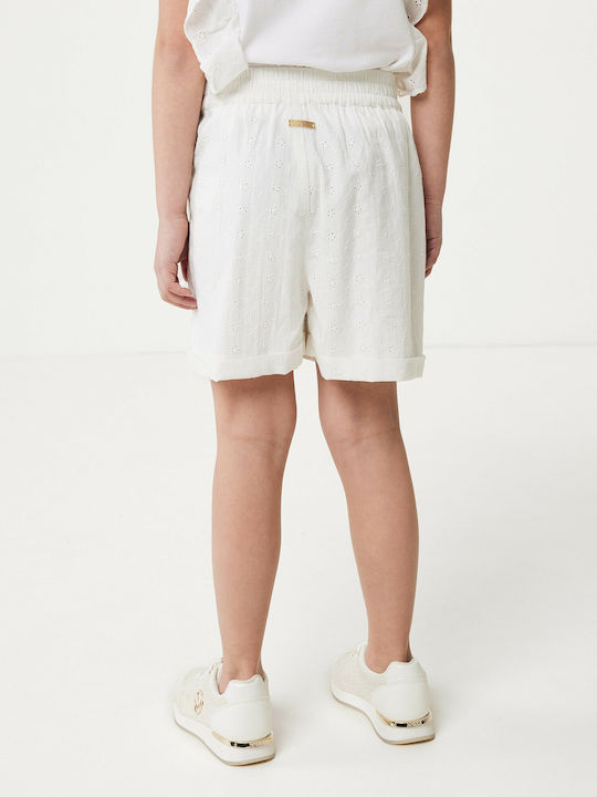 Kinder-Shorts/Bermudas Stoff Ecru