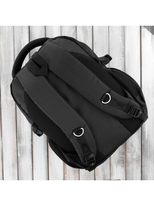 Paolo Peruzzi Rucksack Wasserdicht Schwarz